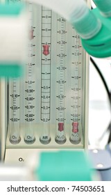 Photo Rotameter Medical Gases Work Reflects Stock Photo (Edit Now) 74503651