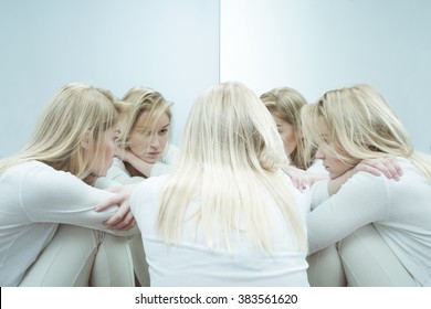 Photo Of Sad Woman With Anxiety Disorder