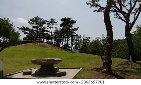 photo of a seaside park