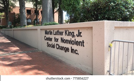 Photo Of The Sidewalk Entrance Leading To The Martin Luther King, Jr. Center For Nonviolent Social Change In Atlanta, Georgia (U.S.A). Shot On September 18, 2017.