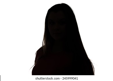 anonymous female silhouette