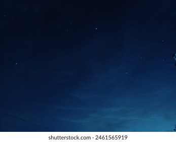 photo of the sky at night with beautiful stars - Powered by Shutterstock