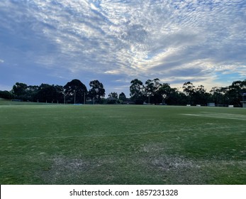 Photo Of The Sky Over A Cricket/footy Field