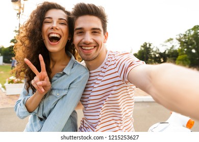 Photo Smiling Couple Man Woman Taking Stock Photo 1215253627 | Shutterstock