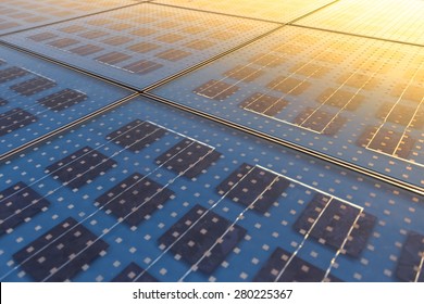 Photo Of Solar Panel Texture Close Up