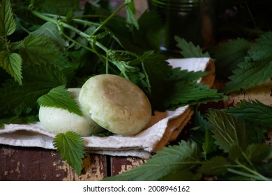 Photo Solid Handmade Shampoo With Nettle