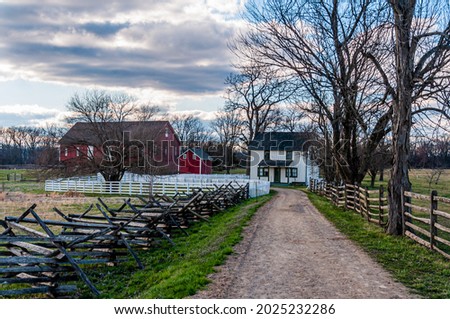 Photo of The Spangler Farm, Gettysburg National Military Park, Pennsylvania USA