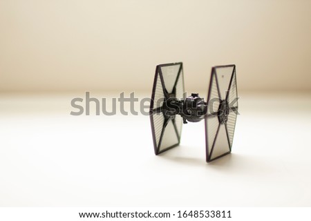 
photo with starwars ship 
with white background 