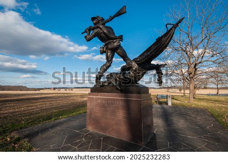 Photo of The State of Mississippi Monument, Gettysburg National Military Park, Pennsylvania USA
