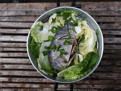 
Photo Steamed Fish, Thai Food.
