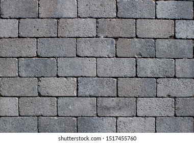 Photo of stony rectangular tile texture