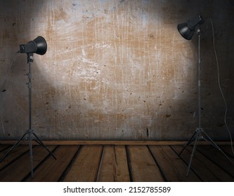 photo studio in old room
