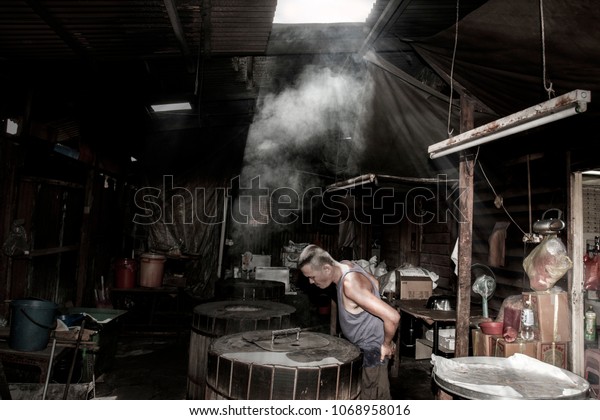 Photo Taken Biscuit Making Cottage Industry Stock Photo Edit Now