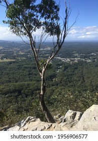 Photo Taken High Above The Australian Outback Looking Down On A Northern Town