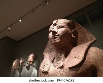 Photo Taken In The MET (NYC), Corresponds To An Egyptian Sculpture.