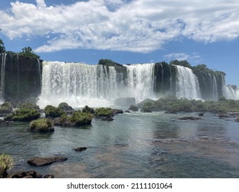 Photo Taken In November 2021 In Iguaçu Falls Brazilian Side.