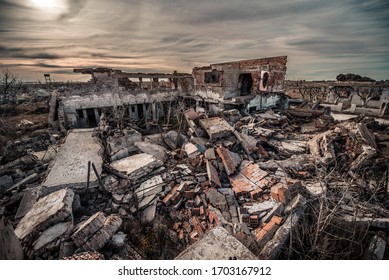 Photo taken in the ruins of Epecuen.