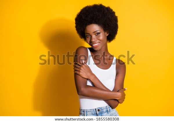 Photo Tender Black Young Girl Embrace Stock Photo (Edit Now) 1855580308