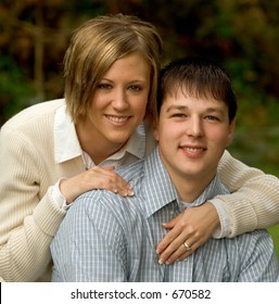 Photo Of Tonya And Bryan During Their Engagement Shoot.