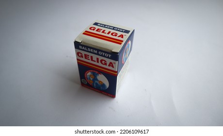 Photo Of Topical Medication With The Name Geliga . Geliga Is A Liniment To Treat Sore And Sore Muscles - Jakarta 25 September 2022