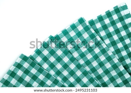 Tablecloth on wooden background