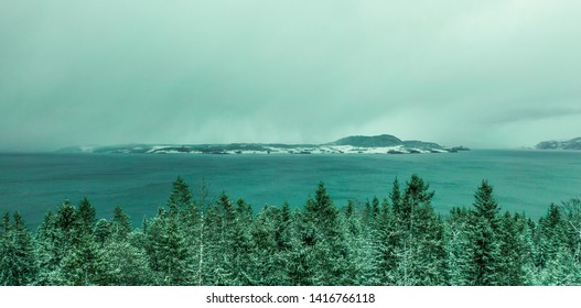 Photo Of The Trondheimsfjord Towards Buvika