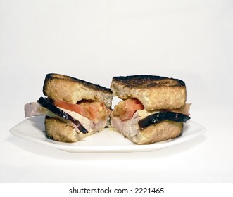 Photo Of Turkey On Texas Toast Sandwich