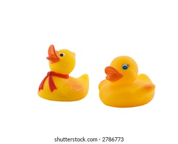 Duck Cute Yellow Play Duck Symbol Stock Vector (royalty Free 