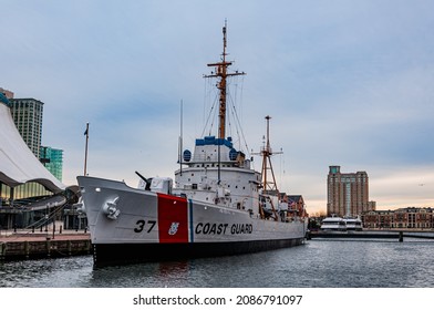 Photo Of United States Coast Guard Cutter Taney, Pier 5, Baltimore, Maryland USA