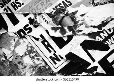 Photo of urban collage background or typography paper texture - Shutterstock ID 360115499