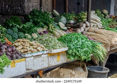 photo of various kinds of vegetables being traded in traditional markets - Shutterstock ID 2249175149
