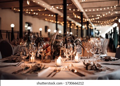 Photo Of A Wedding Location With Dinner Tables