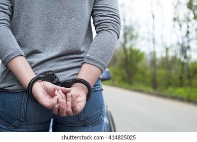 Photo Women Handcuffed Criminal Police库存照片414825025 | Shutterstock