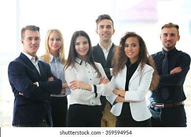 Photo Of Young Business People In A Conference Room