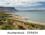 Photograph of Abert Lake in South-Central Oregon, USA