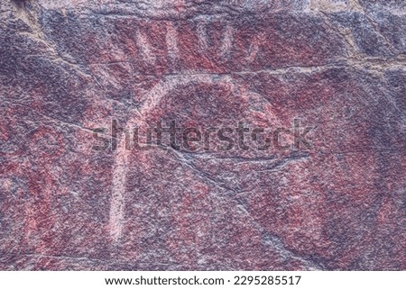 Photograph of a Ancient Native American Petroglyph