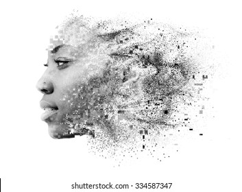 Black White Woman Face Images Stock Photos Vectors Shutterstock