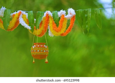 Photograph Of  Dahi Handi On Gokulashtami Festival In India , Which Is  Lord Shri Krishna's Birth Day
