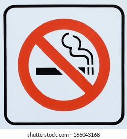 Photograph Of A Generic Non Smoking Area Sign