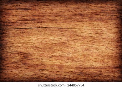 Photograph of old, roughly treated, warn out Beech Cutting Board vignette, grunge texture detail.