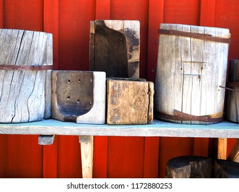 Photograph Of Old Wooden Objects
