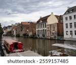 photograph of a street in Ghent. Belgium