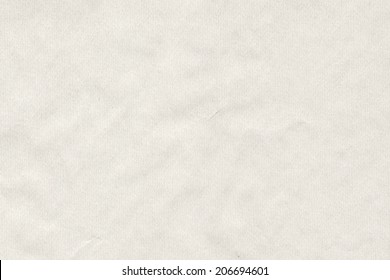 Photograph of watercolor paper, Off White, coarse grain, crumpled, grunge texture sample