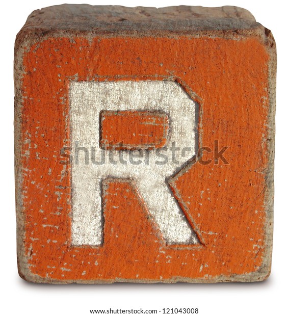 Photograph Wooden Block Letter R Stock Photo 121043008 | Shutterstock