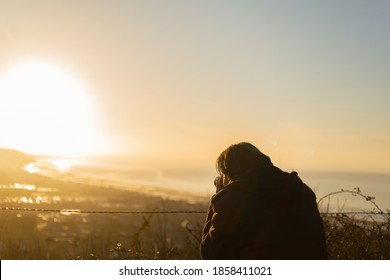 
Photographer Capturing The Normandy Countryside At Sunset