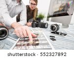 photographer journalist camera photo dslr editing edit designer photography teamwork team memories lighting shooting commercial contemporary shoot objects objective concept - stock image