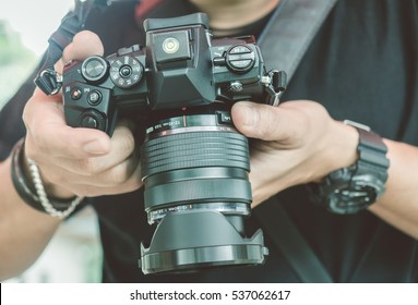 Photographer Taking A Photo Shoot
(Vintage Style)