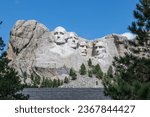 photographs in Rushmore monument in usa