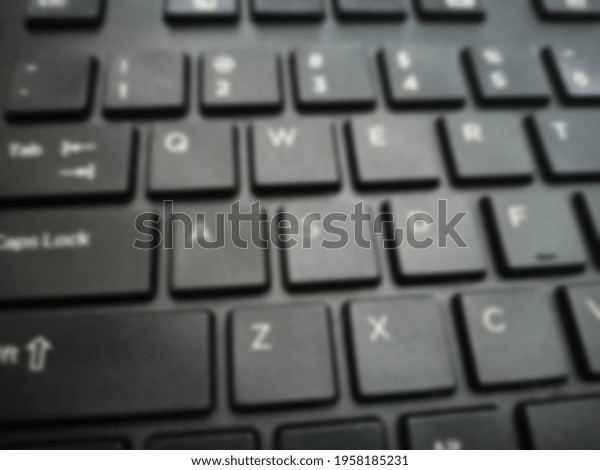 Photography Background Object Blur Keyboard Stock Photo 1958185231 ...