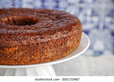 Photography Of A Honey Cake Called Leicaj, Jewish And Vegetarian Food